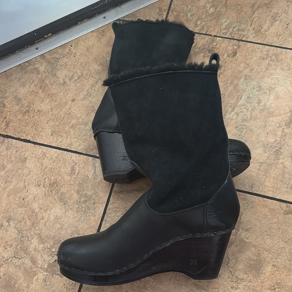 No. 6 Shearling Clog boots - Picture 9 of 9